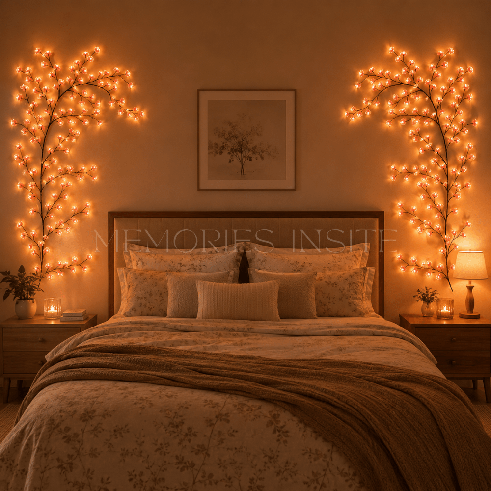 MEMORIES INSITE® BRANCH LIGHT CHERRY BLOSSOM TREE BRANCH LIGHTING - Memories InsitePINK CHERRY BLOSSOM TREE BRANCH LIGHT - 6 FEET X 2 PCS